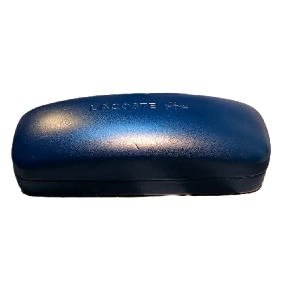 Lacoste Unisex Navy‎ Blue Sunglasses Hard Clam Shell Case SKUJ077
